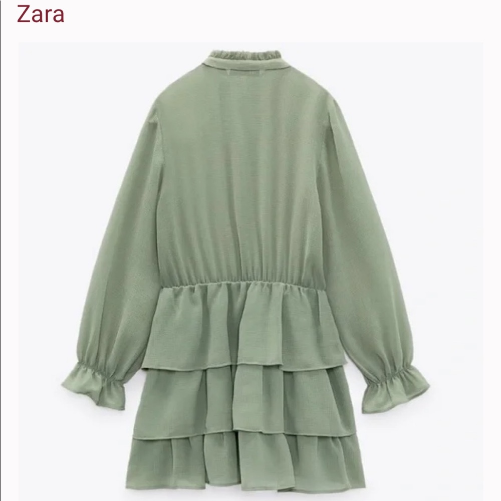 Zara Short Ruffled Dress - Picture 2 of 6